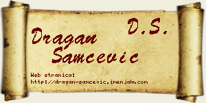 Dragan Samčević vizit kartica
